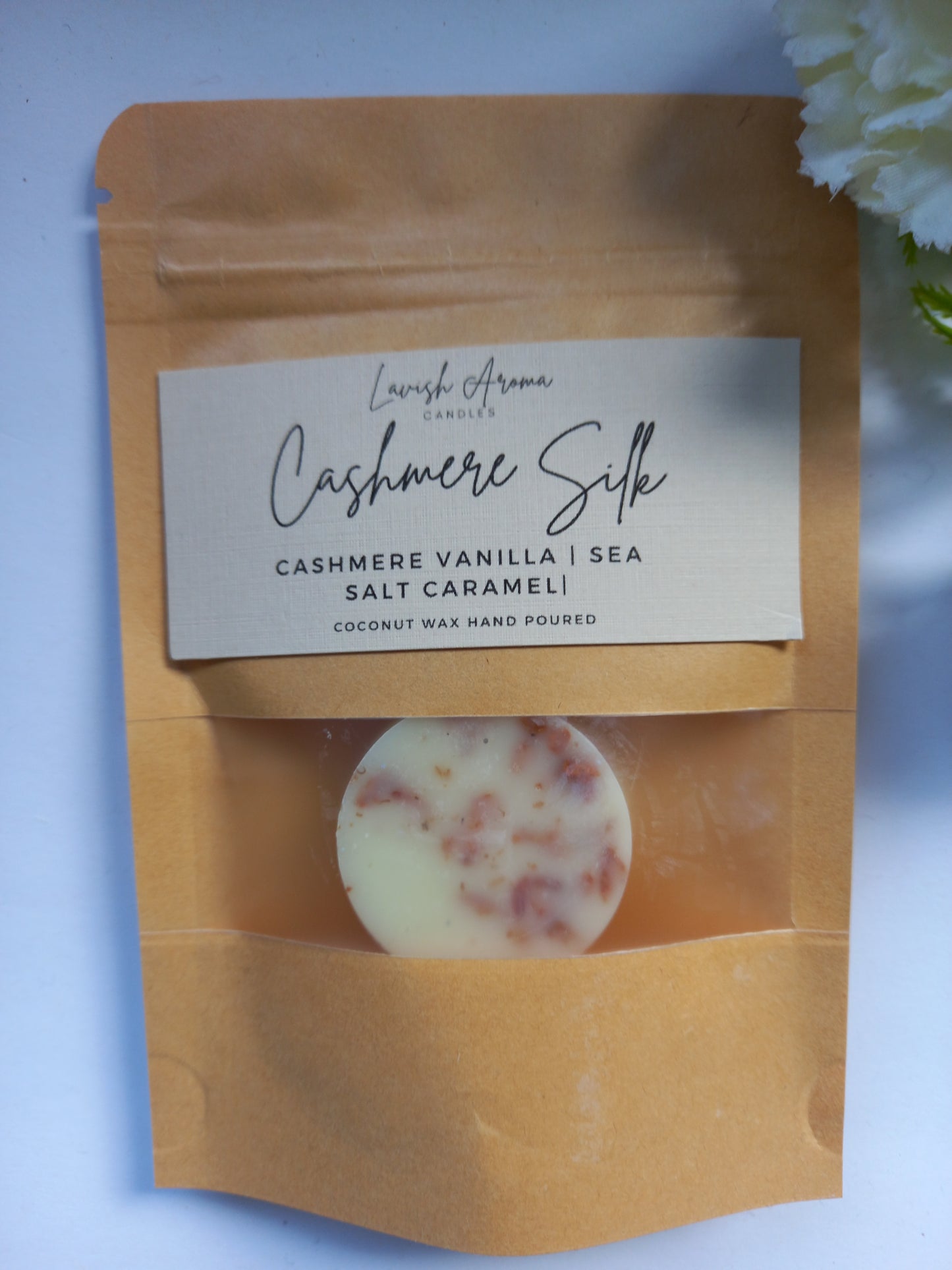 Cashmere Silk wax sample