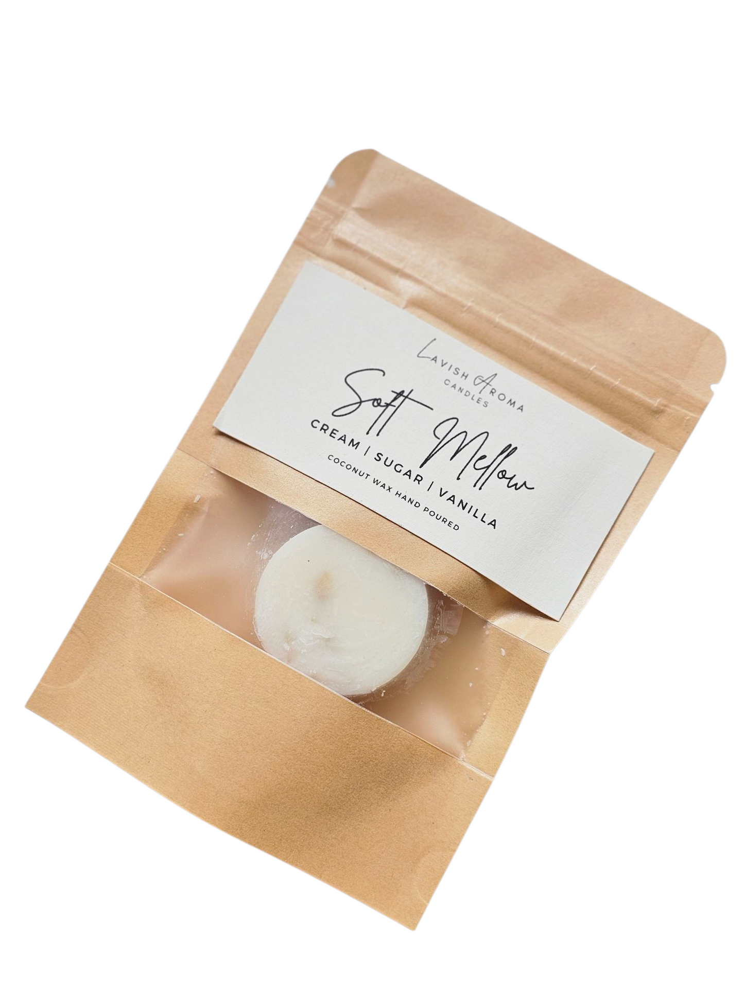 Soft Mellow wax melt sample