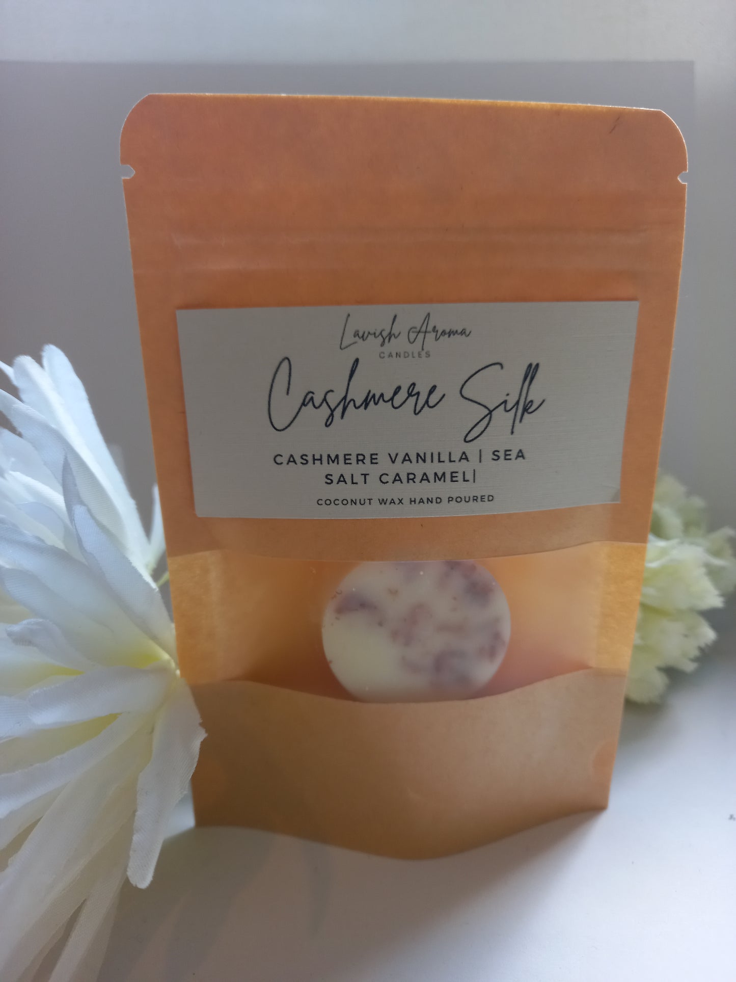 Cashmere Silk wax sample