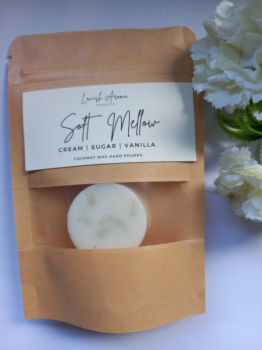 Soft Mellow wax melt sample
